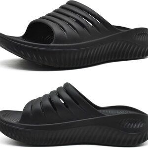 Womens Recovery Sandals EVA Cushioned Orthotic Support Open Toe Trainers